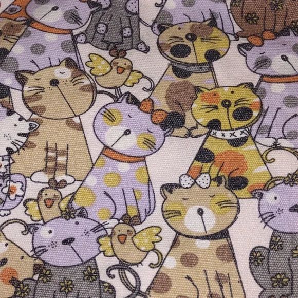 Purse☮️VINTAGE☮️ UNION BAY Cat/Fox Lovers Crossbody Bag - Picture 3 of 8